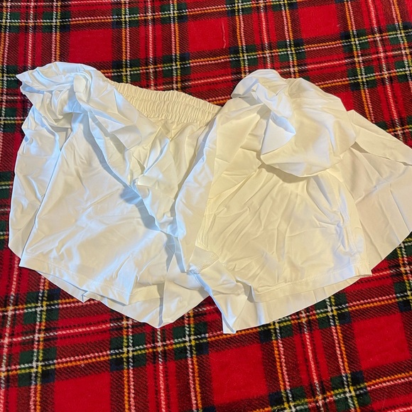 White Athletic Shorts - Picture 7 of 7